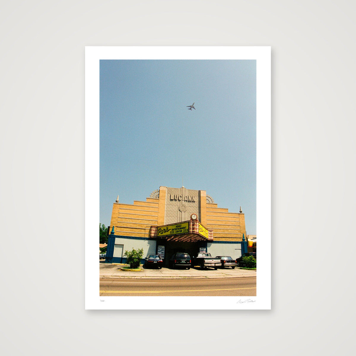 Leaving On A Jet Plane - Memphis, TN  — A4 (21×30cm, 8×12") Print only