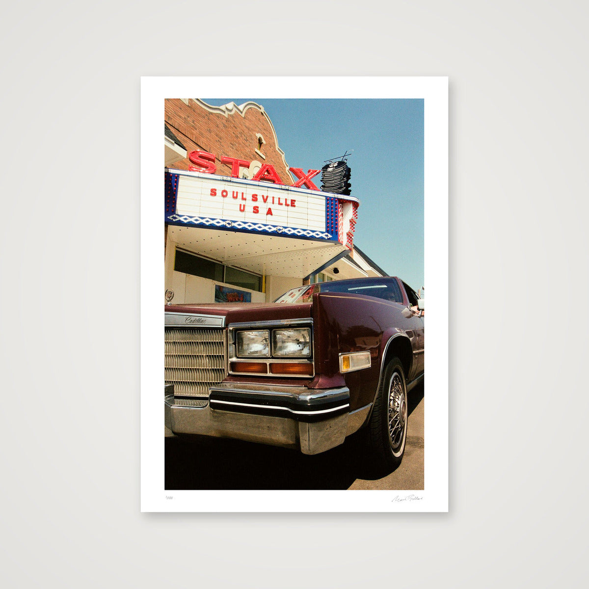 By the Time I Get to Memphis - Stax Studios, Memphis, TN  — A4 (21×30cm, 8×12") Print only