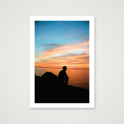 Sitting On The Dock Of A Bay - Cleveland, OH — A4 (21×30cm, 8×12") Print only