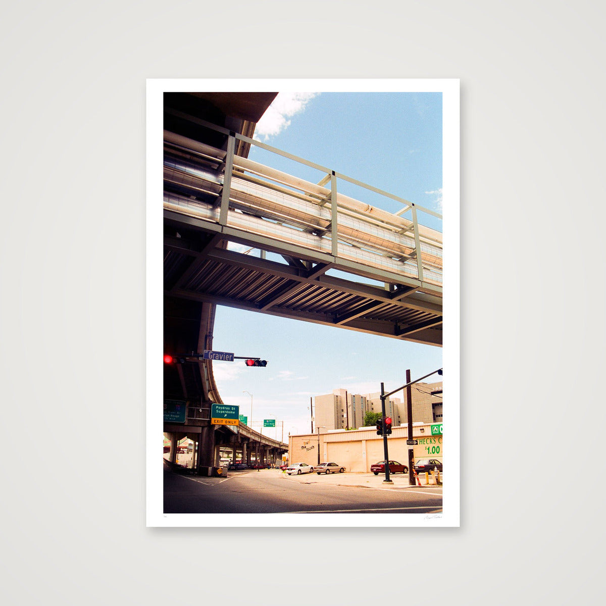 Gravier St. Blues -  New Orleans, LA  — 70×100cm, 28×39" Print only