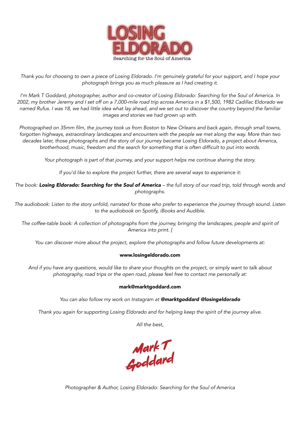 Sears Tower - Chicago, IL — A letter from the artist