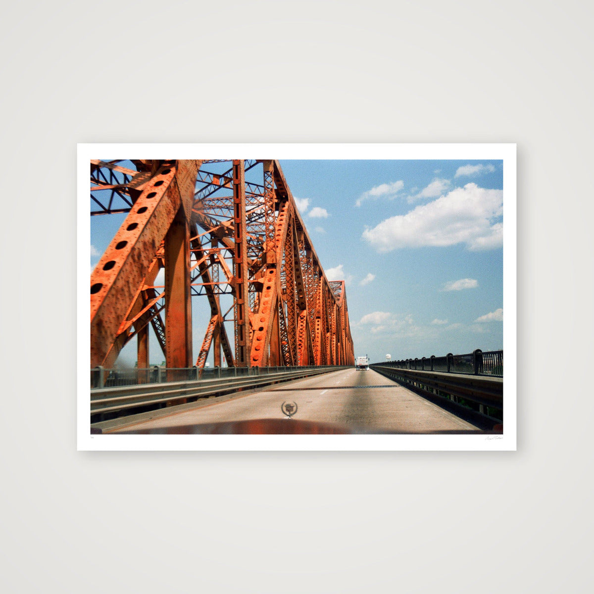 Down in Louisiana - Highway 61, LA — 100×70cm, 39×28" Print only