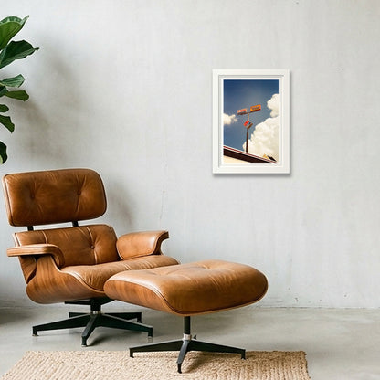 Dilemma -  Mid-Texas — A4 (21×30cm, 8×12") White Frame