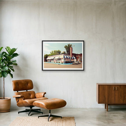 Hollywood Raiford - Memphis TN  — 100×70cm, 39×28" Black Frame