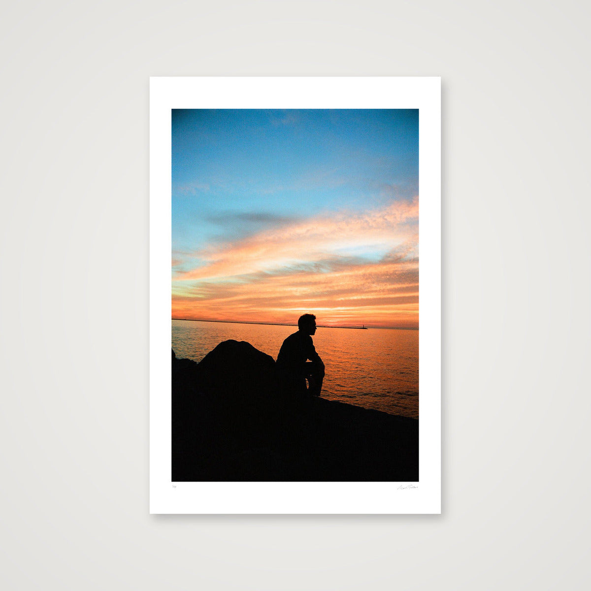 Sitting On The Dock Of A Bay - Cleveland, OH — 30×45cm, 12×18" Print only