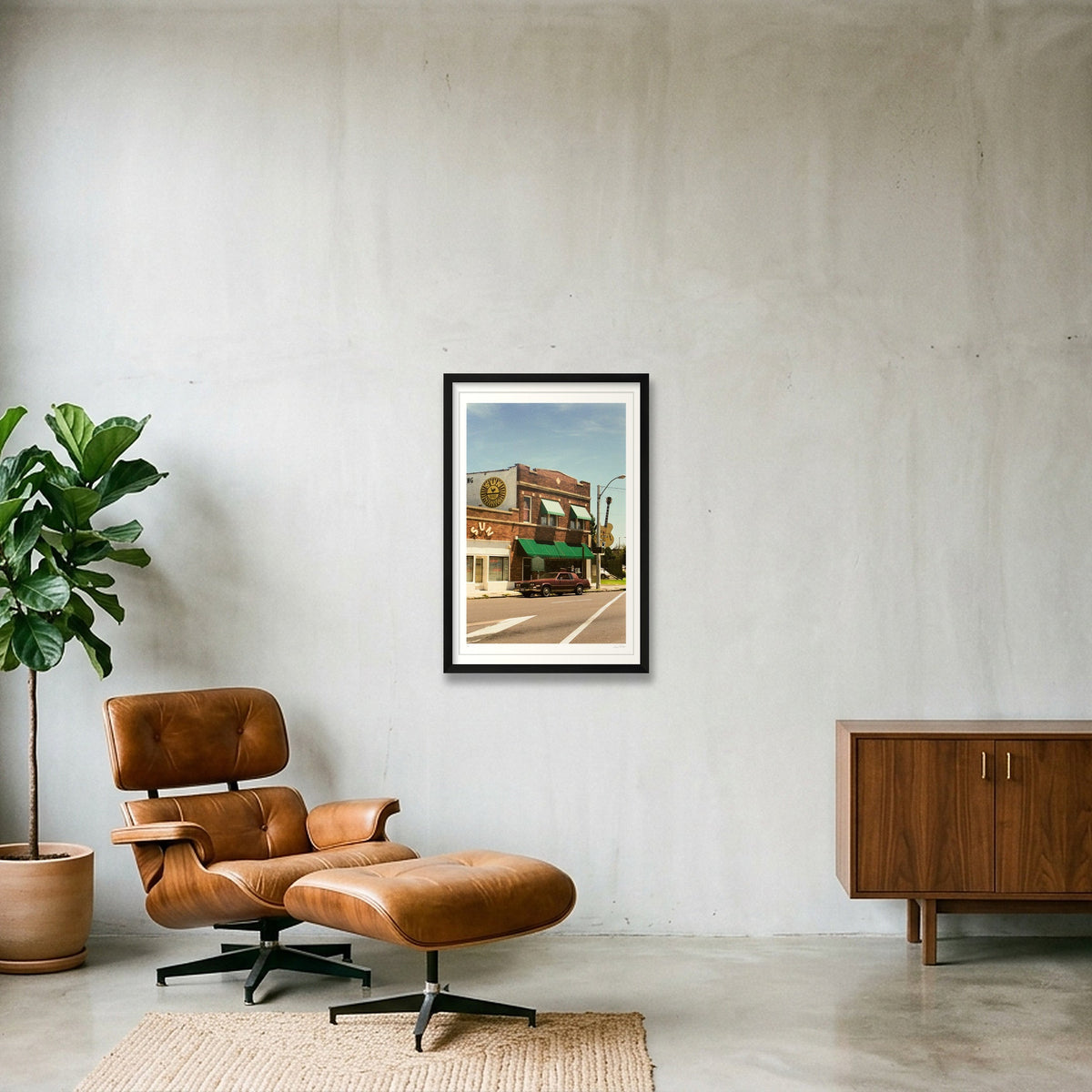 Rocket 88 - Sun Studio Memphis, TN  — 40×60cm, 16×24" Black Frame