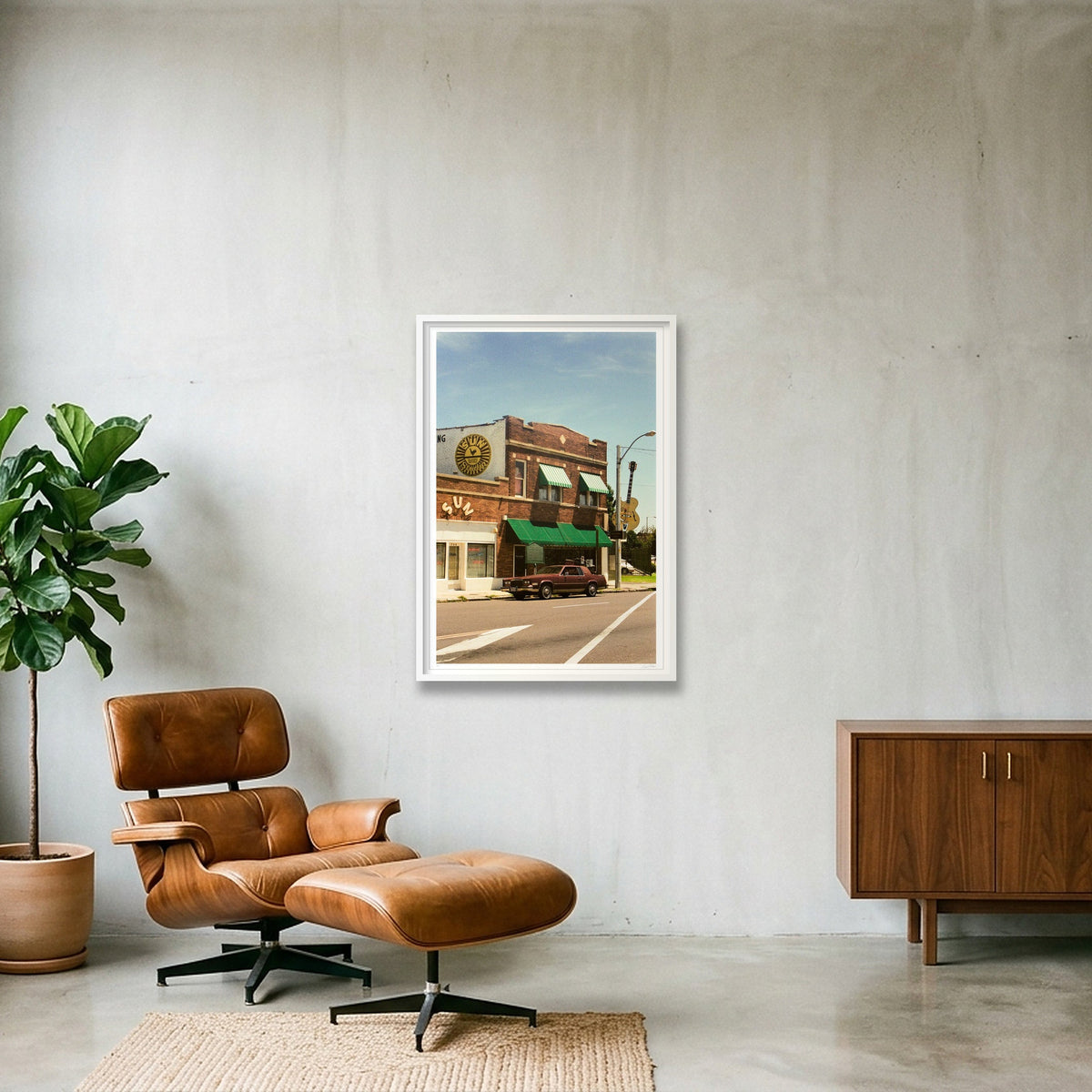 Rocket 88 - Sun Studio Memphis, TN  — 70×100cm, 28×39" White Frame