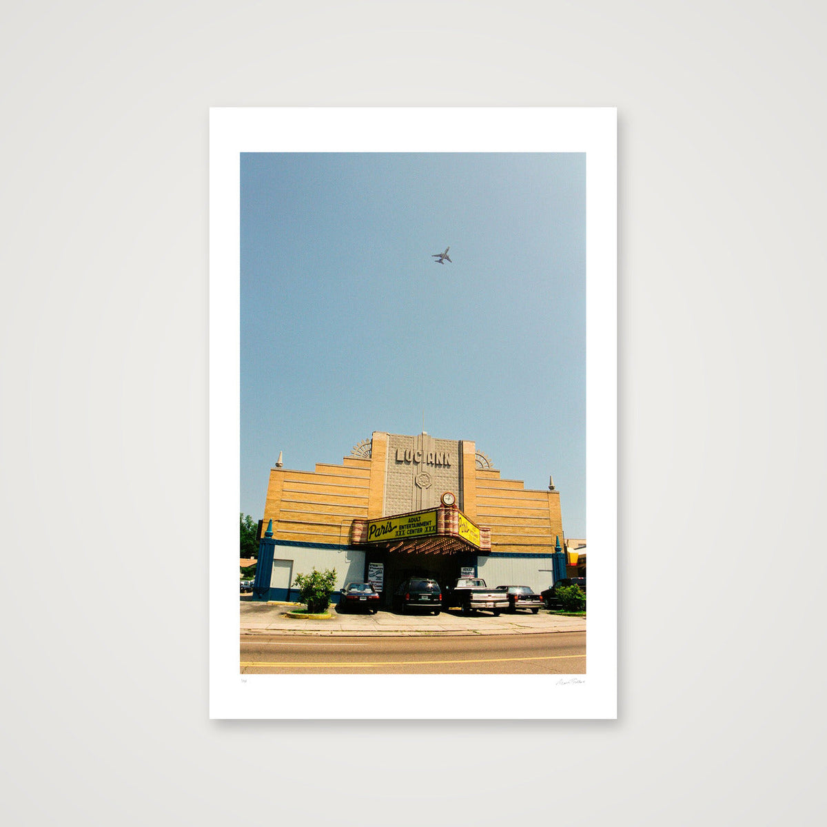 Leaving On A Jet Plane - Memphis, TN  — 30×45cm, 12×18" Print only