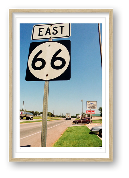 Get Your Kicks On Route 66 -  Route 66, OK — framed