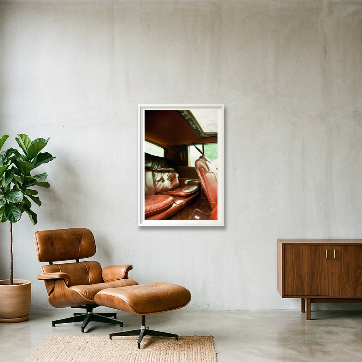 Hot in Herre - Chicopee, MA  — 70×100cm, 28×39" White Frame