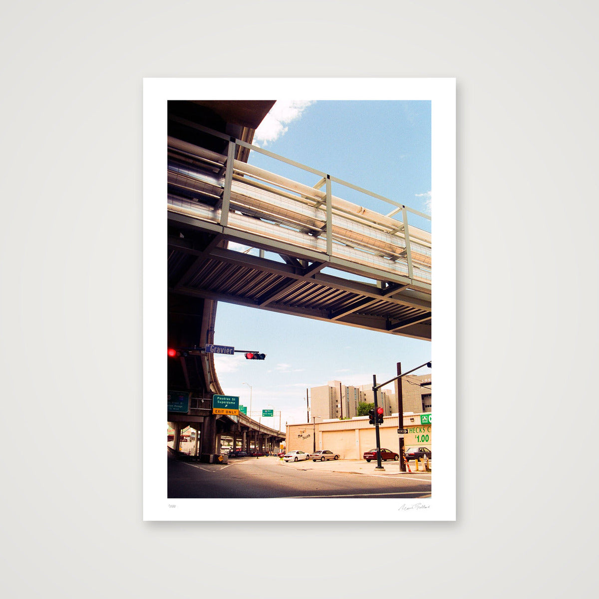 Gravier St. Blues -  New Orleans, LA  — A4 (21×30cm, 8×12") Print only