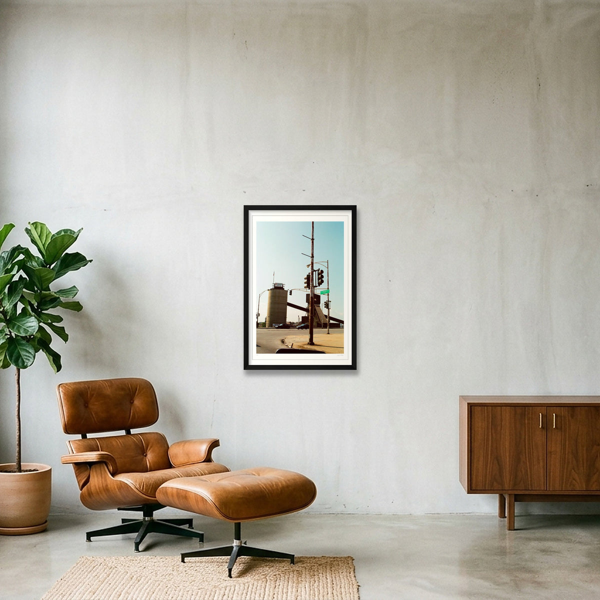 Paris of the Prairies - Chicago, IL  — 40×60cm, 16×24" Black Frame