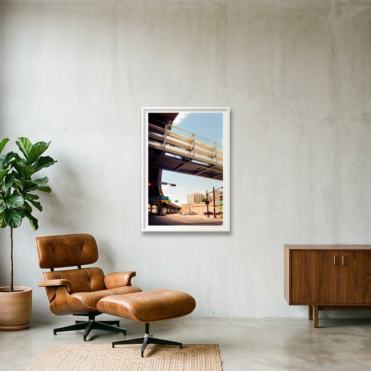 Gravier St. Blues -  New Orleans, LA  — 70×100cm, 28×39" White Frame
