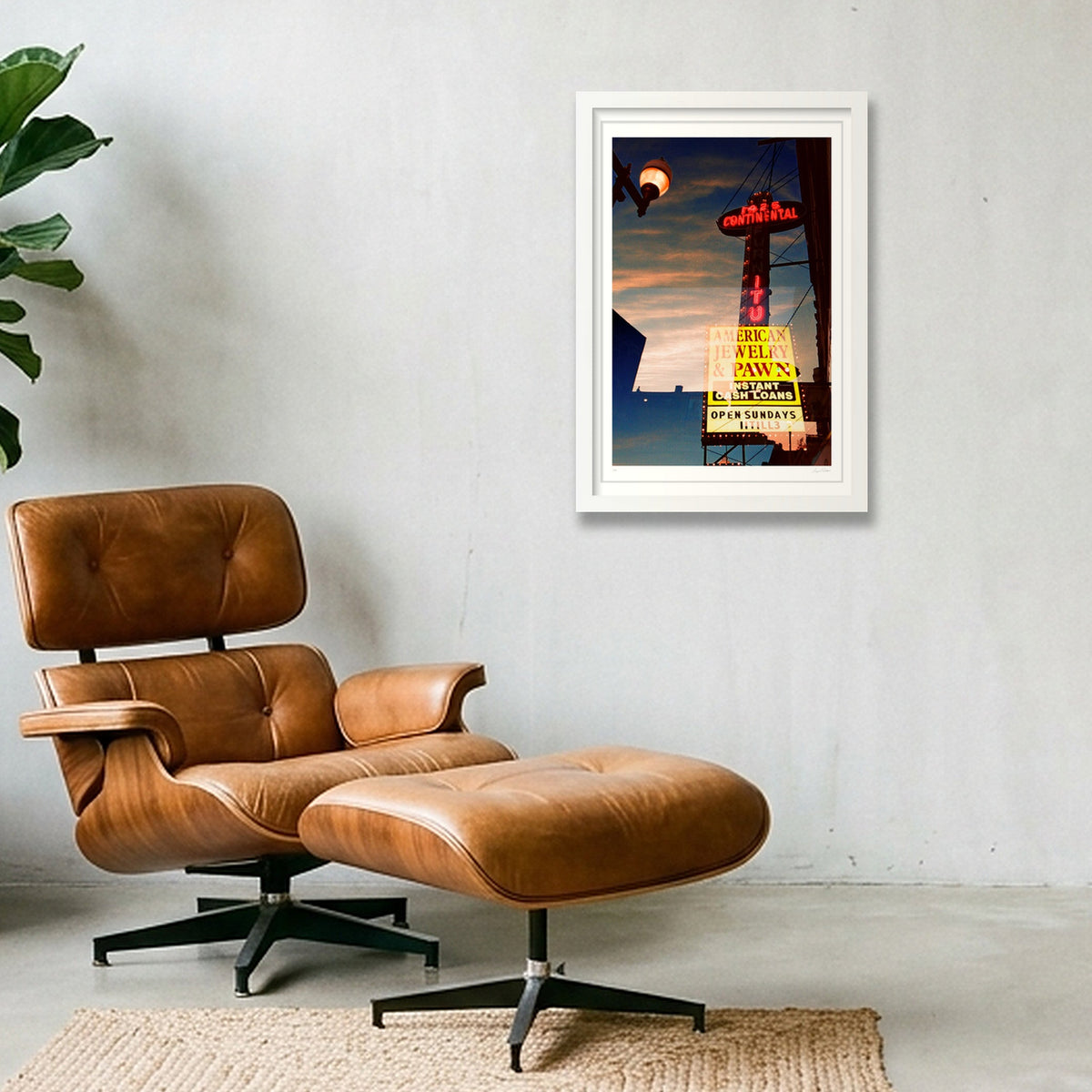 Diamonds and Rust - Chicago, IL  — 30×45cm, 12×18" White Frame