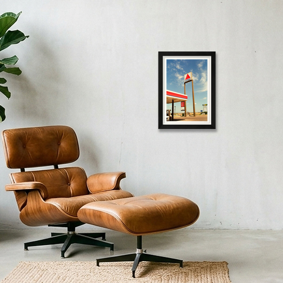 For What It's Worth - Mid-Texas  — A4 (21×30cm, 8×12") Black Frame