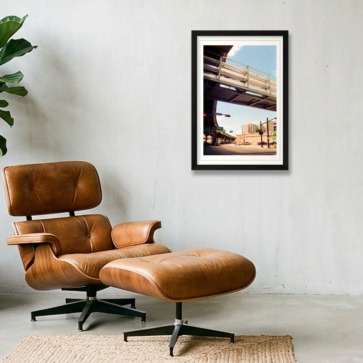 Gravier St. Blues -  New Orleans, LA  — 30×45cm, 12×18" Black Frame