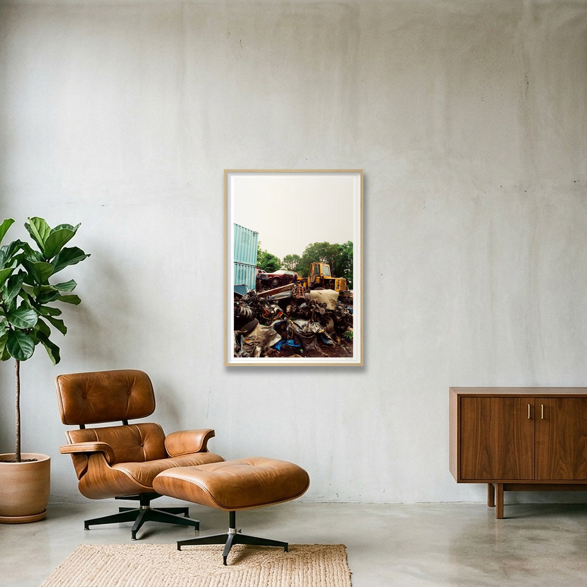 Let It Be - New London, CN  — 70×100cm, 28×39" Oak Frame