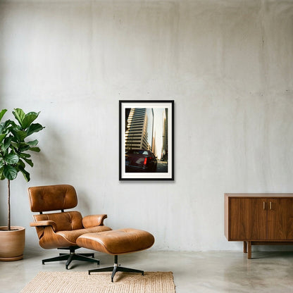 Rufus in The Loop - Chicago, IL — 40×60cm, 16×24" Black Frame