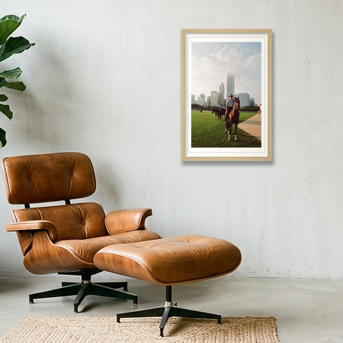 Don't Stand So Close To Me - Chicagao, IL  — 30×45cm, 12×18" Oak Frame