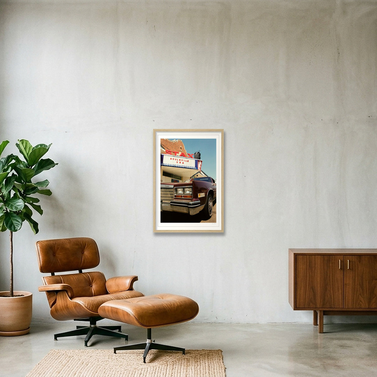 By the Time I Get to Memphis - Stax Studios, Memphis, TN  — 40×60cm, 16×24" Oak Frame