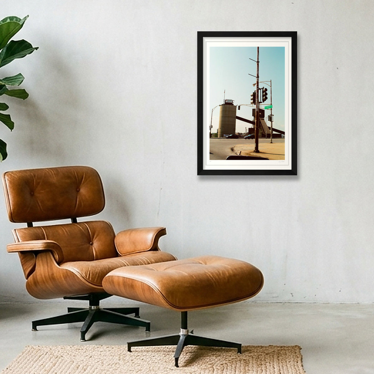 Paris of the Prairies - Chicago, IL  — 30×45cm, 12×18" Black Frame