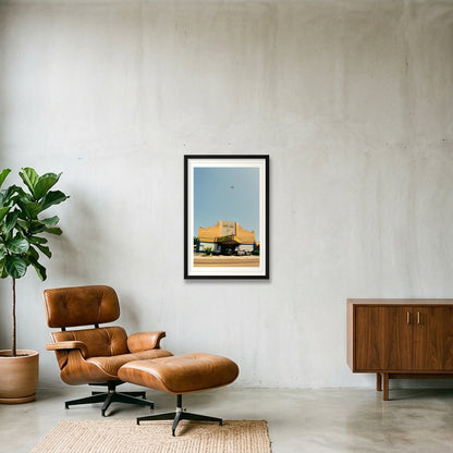 Leaving On A Jet Plane - Memphis, TN  — 40×60cm, 16×24" Black Frame