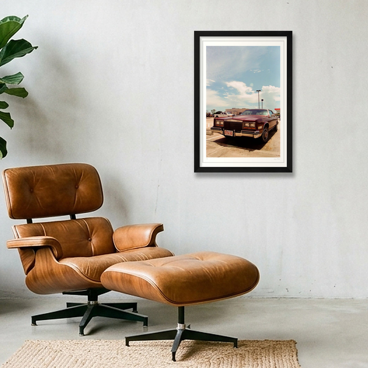 Losing Eldorado - Texas  — 30×45cm, 12×18" Black Frame