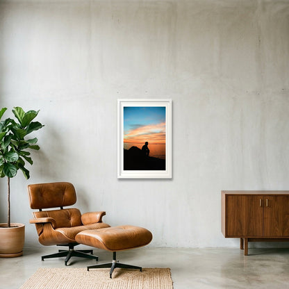 Sitting On The Dock Of A Bay - Cleveland, OH — 40×60cm, 16×24" White Frame