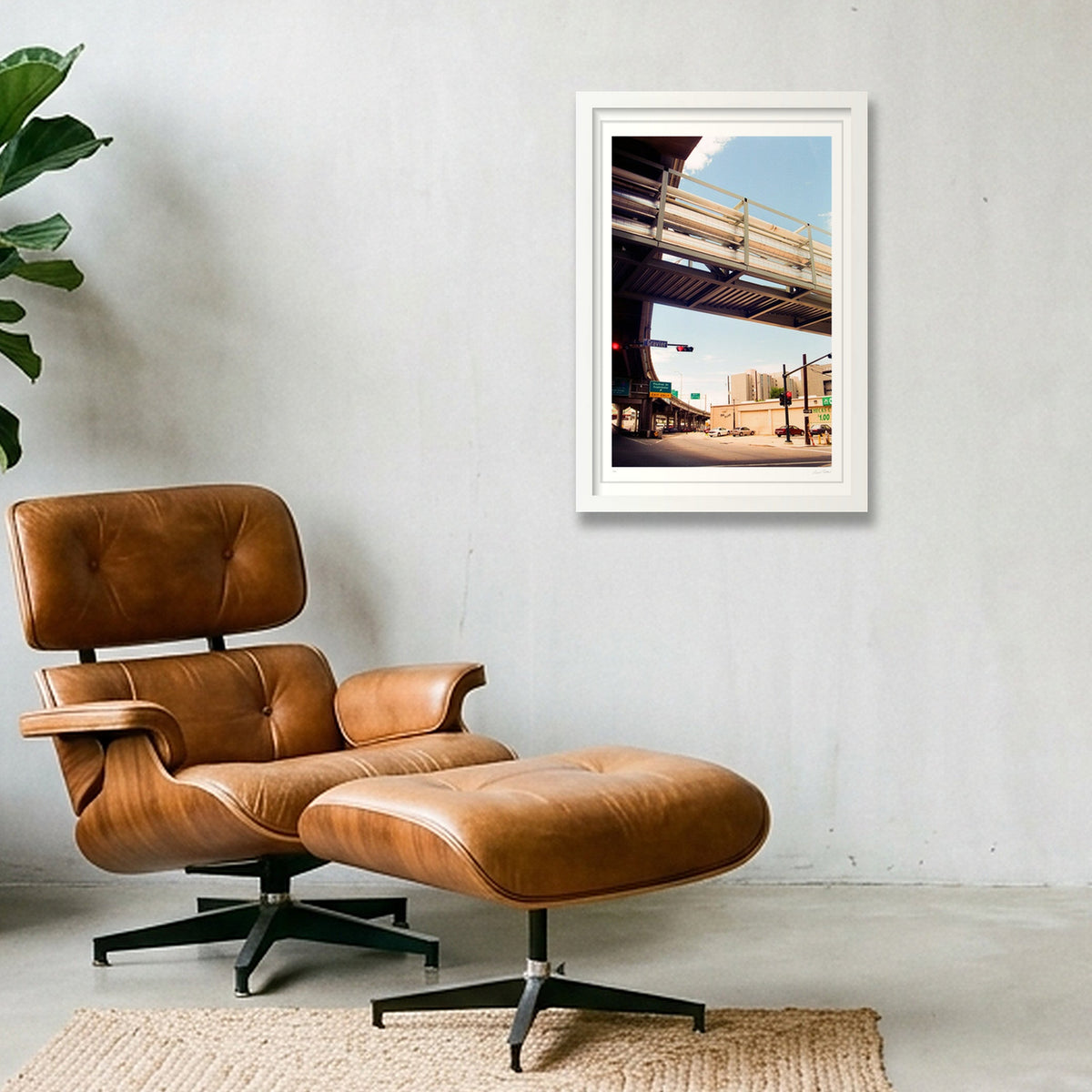 Gravier St. Blues -  New Orleans, LA  — 30×45cm, 12×18" White Frame