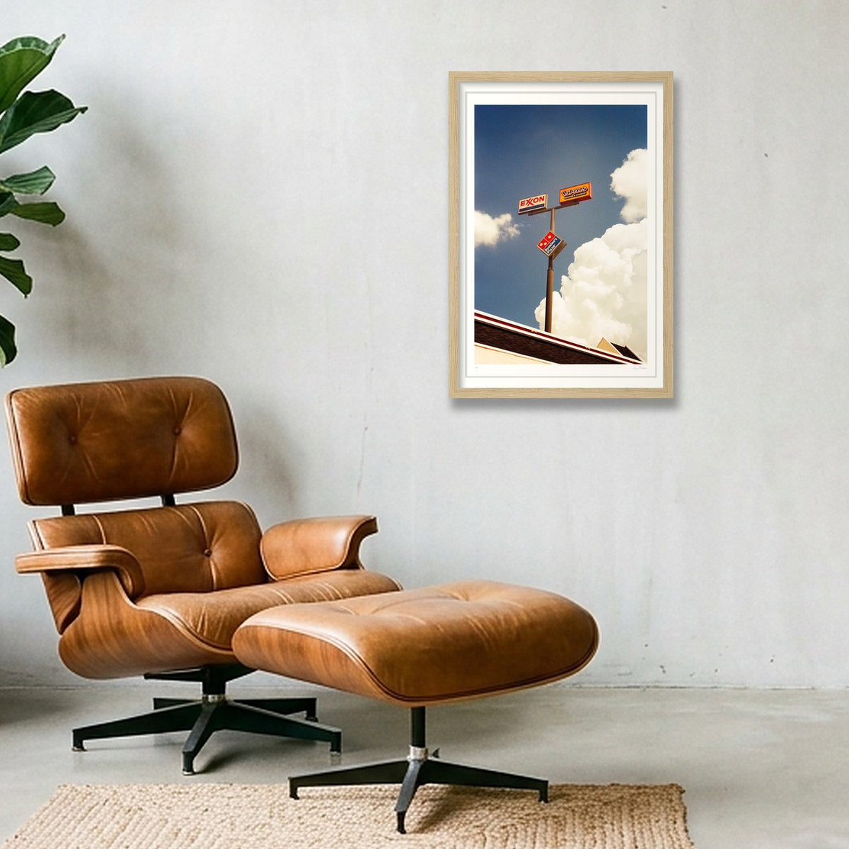 Dilemma -  Mid-Texas — 30×45cm, 12×18" Oak Frame