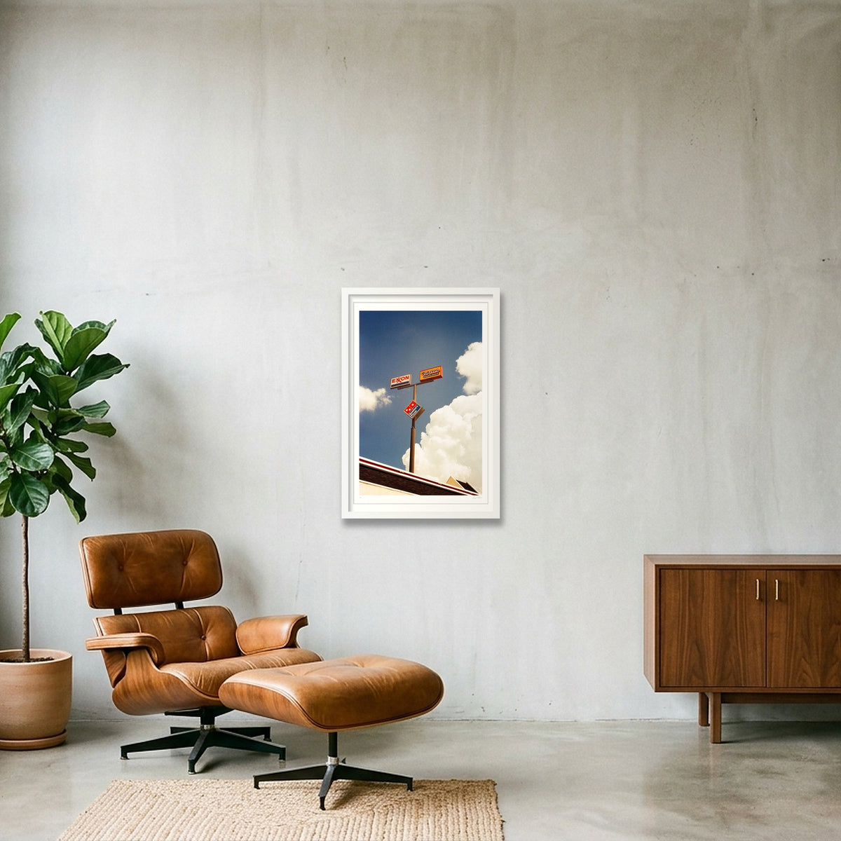 Dilemma -  Mid-Texas — 40×60cm, 16×24" White Frame