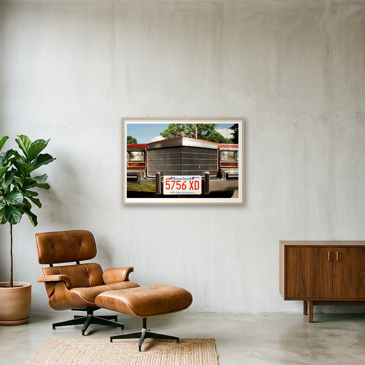 Spirit of America - Chicopee, MA  — 100×70cm, 39×28" Oak Frame