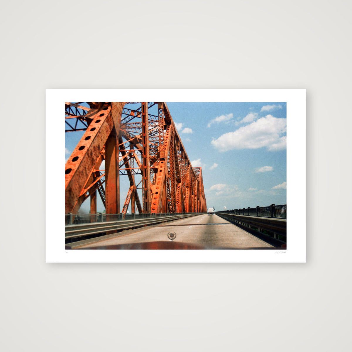Down in Louisiana - Highway 61, LA — 60×40cm, 24×16" Print only