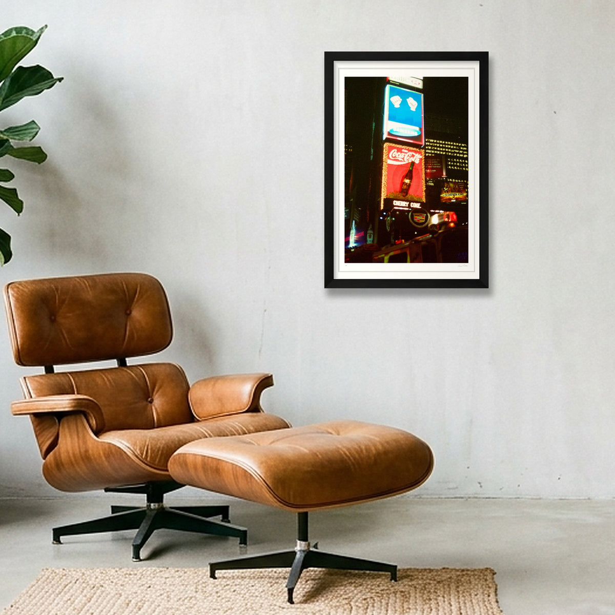 Coke and Cadillac - Times Square,  NYC — 30×45cm, 12×18" Black Frame
