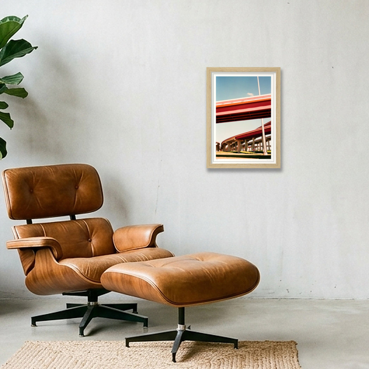Fly Away - Mid-Texas  — A4 (21×30cm, 8×12") Oak Frame