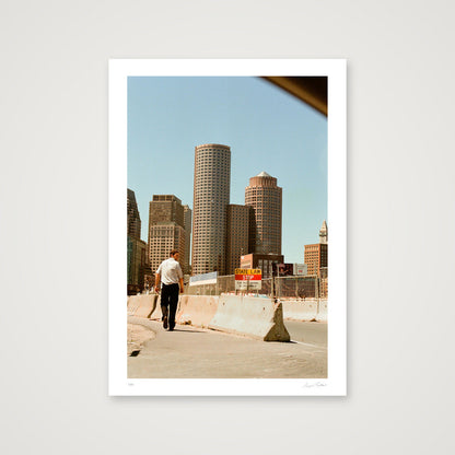 Looking Over My Shoulder - Boston, MA — A4 (21×30cm, 8×12") Print only