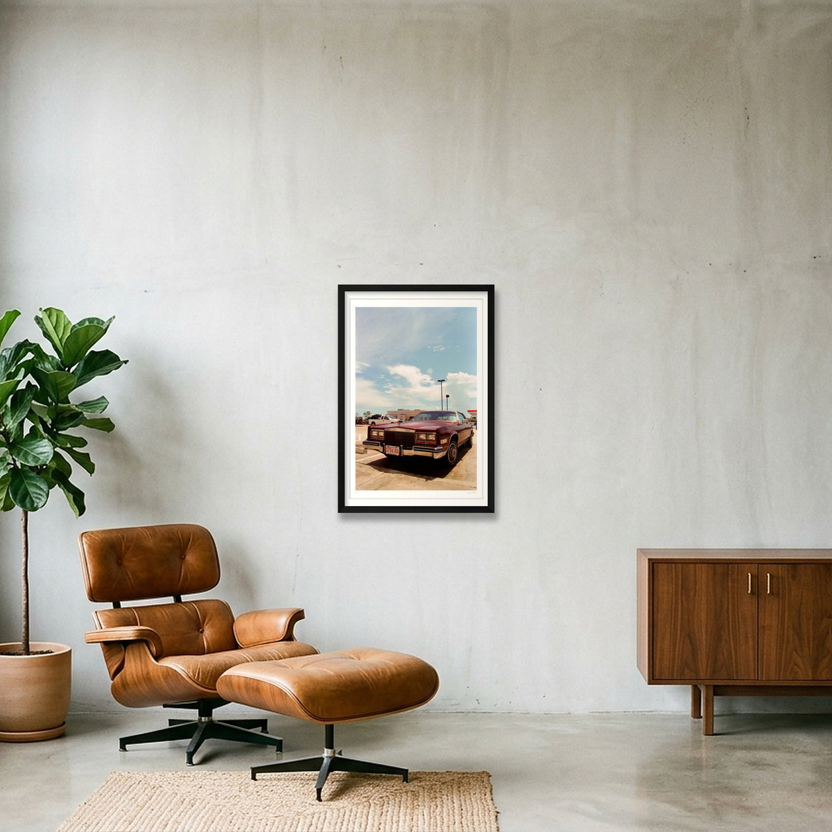 Losing Eldorado - Texas  — 40×60cm, 16×24" Black Frame
