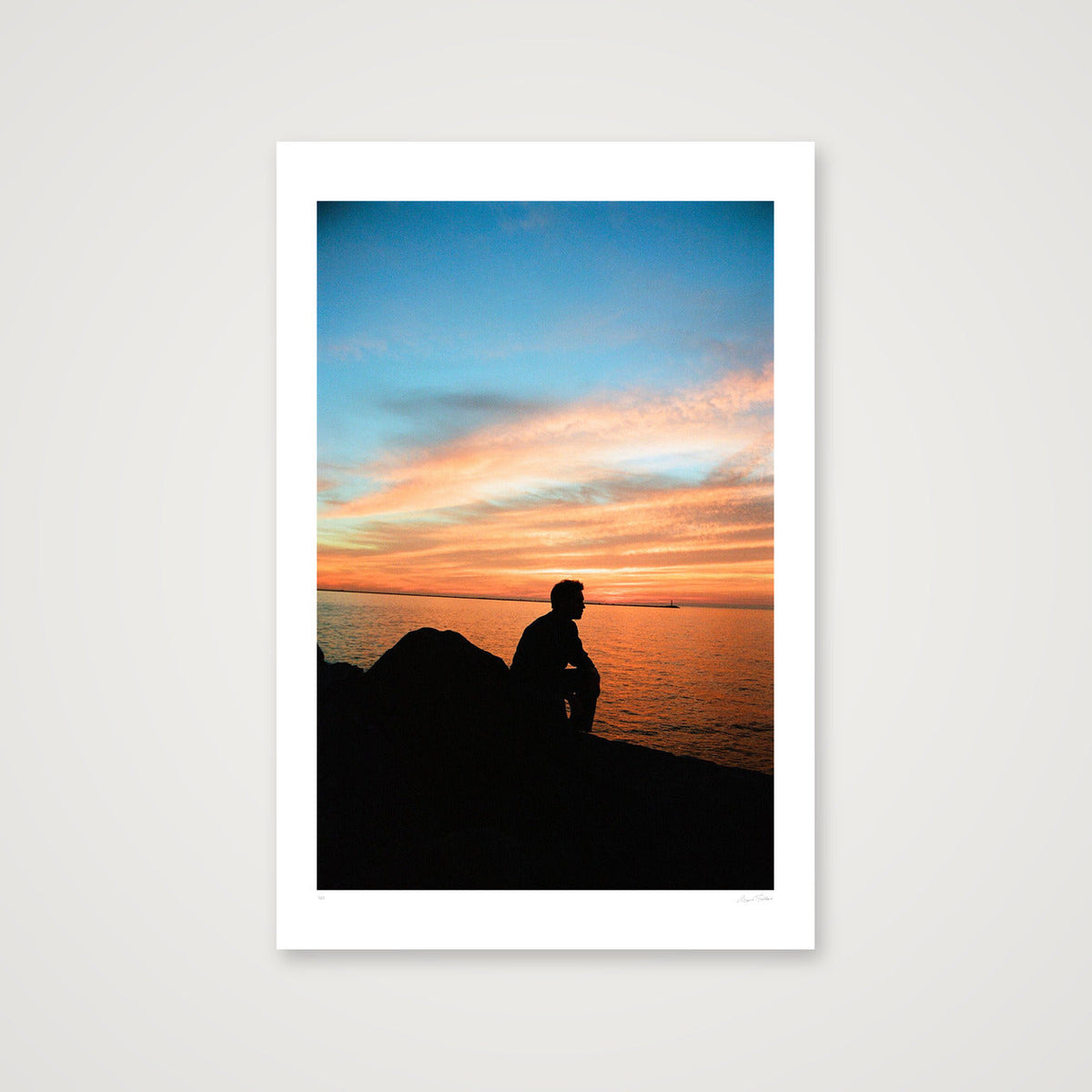 Sitting On The Dock Of A Bay - Cleveland, OH — 40×60cm, 16×24" Print only