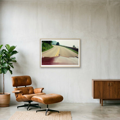 Country Roads - Skyline Drive, VA  — 100×70cm, 39×28" Oak Frame