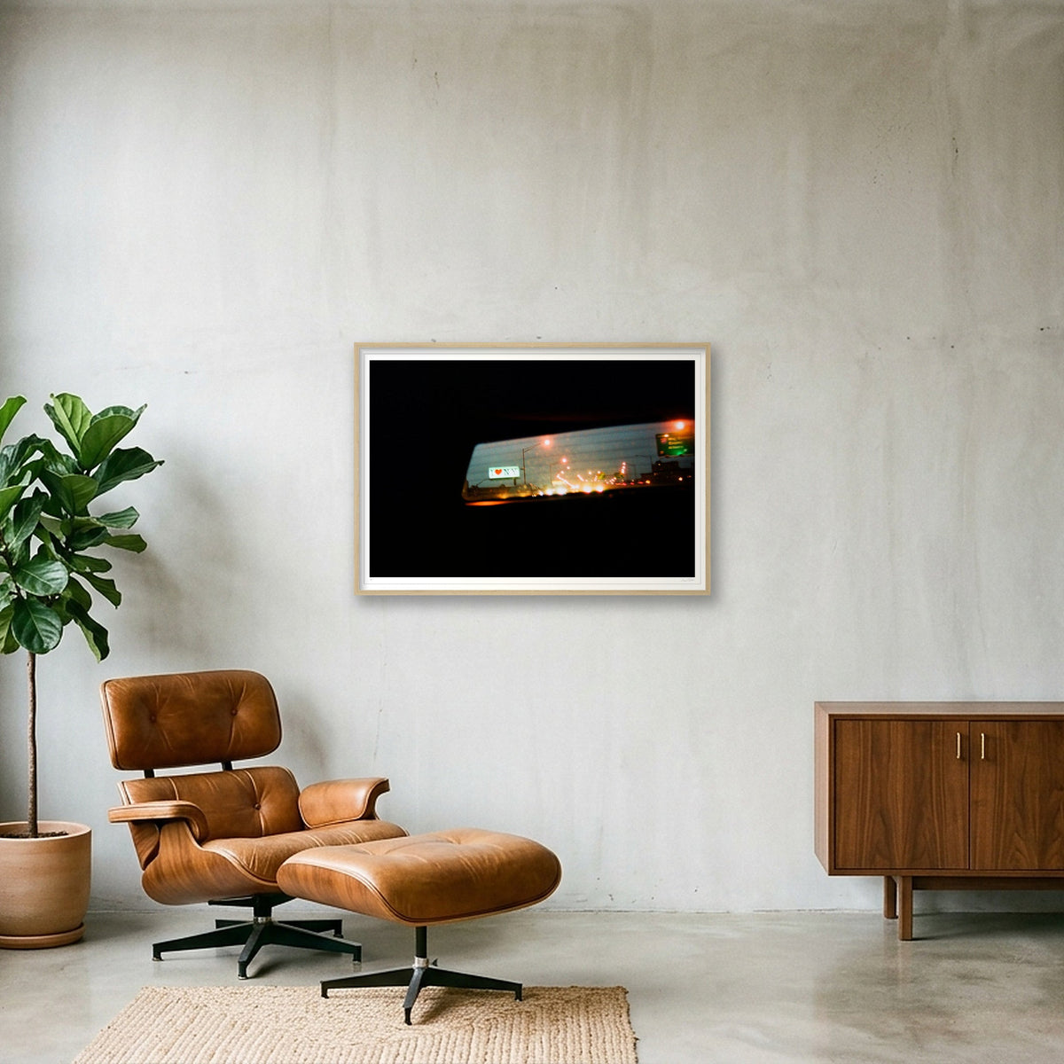 I Love New York - Interstate 95, The Bronx, NY  — 100×70cm, 39×28" Oak Frame