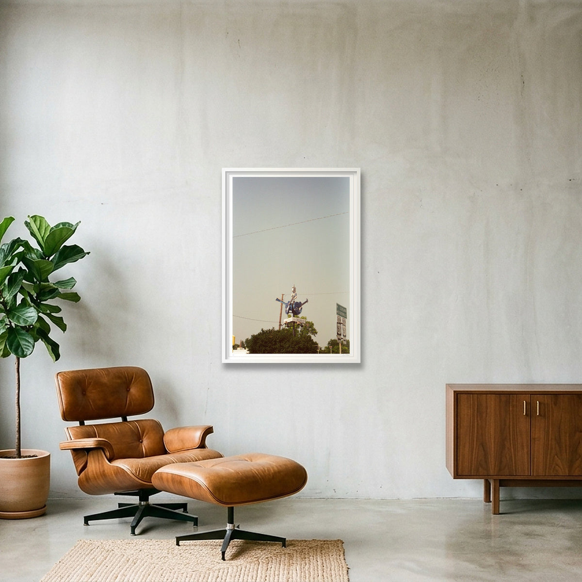 The Crossroads - Clarksdale, MS  — 70×100cm, 28×39" White Frame