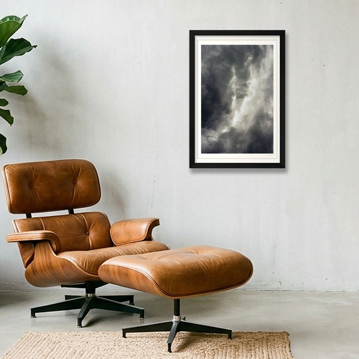 Everybody's Under the Same Cloud  - Austin, TX   — 30×45cm, 12×18" Black Frame
