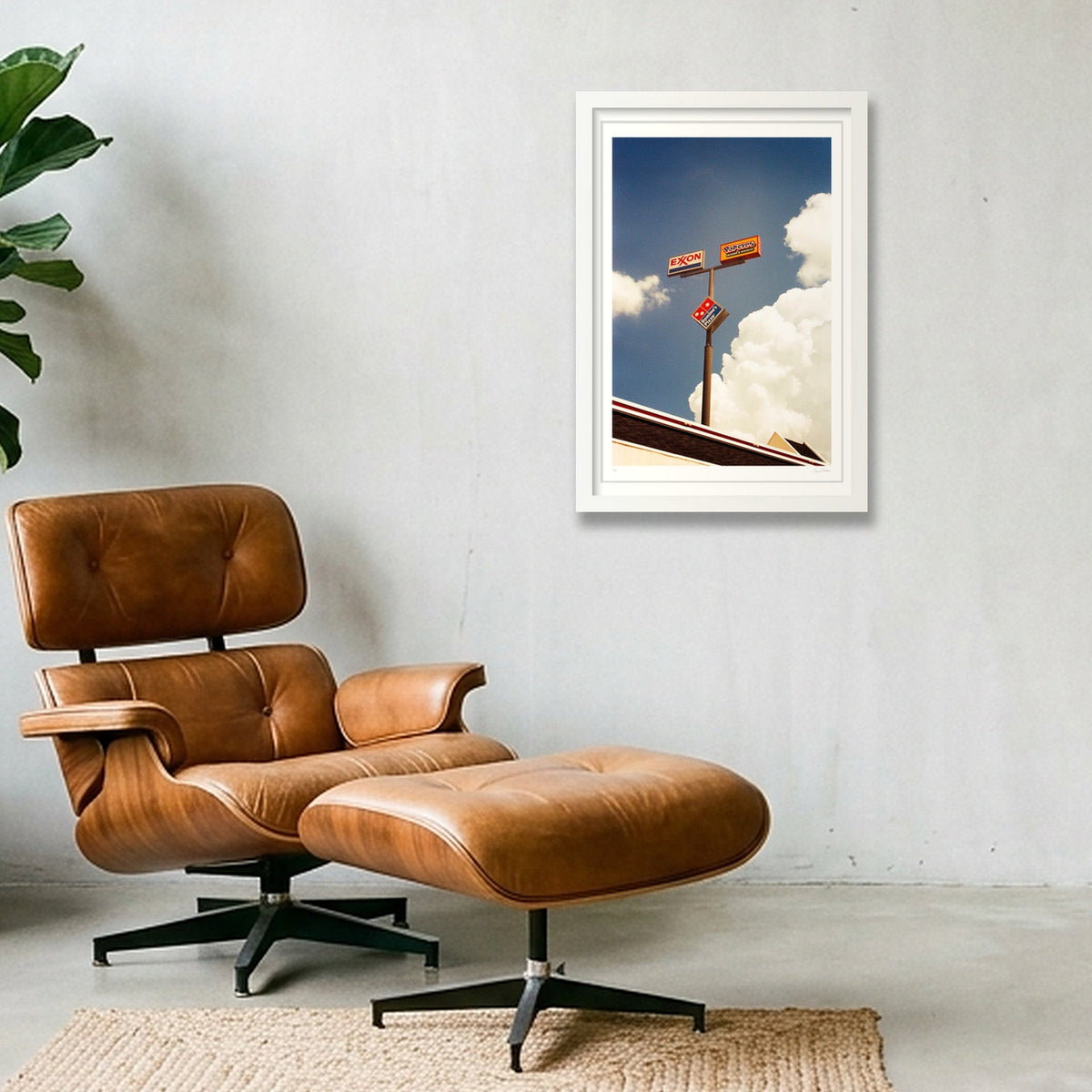 Dilemma -  Mid-Texas — 30×45cm, 12×18" White Frame