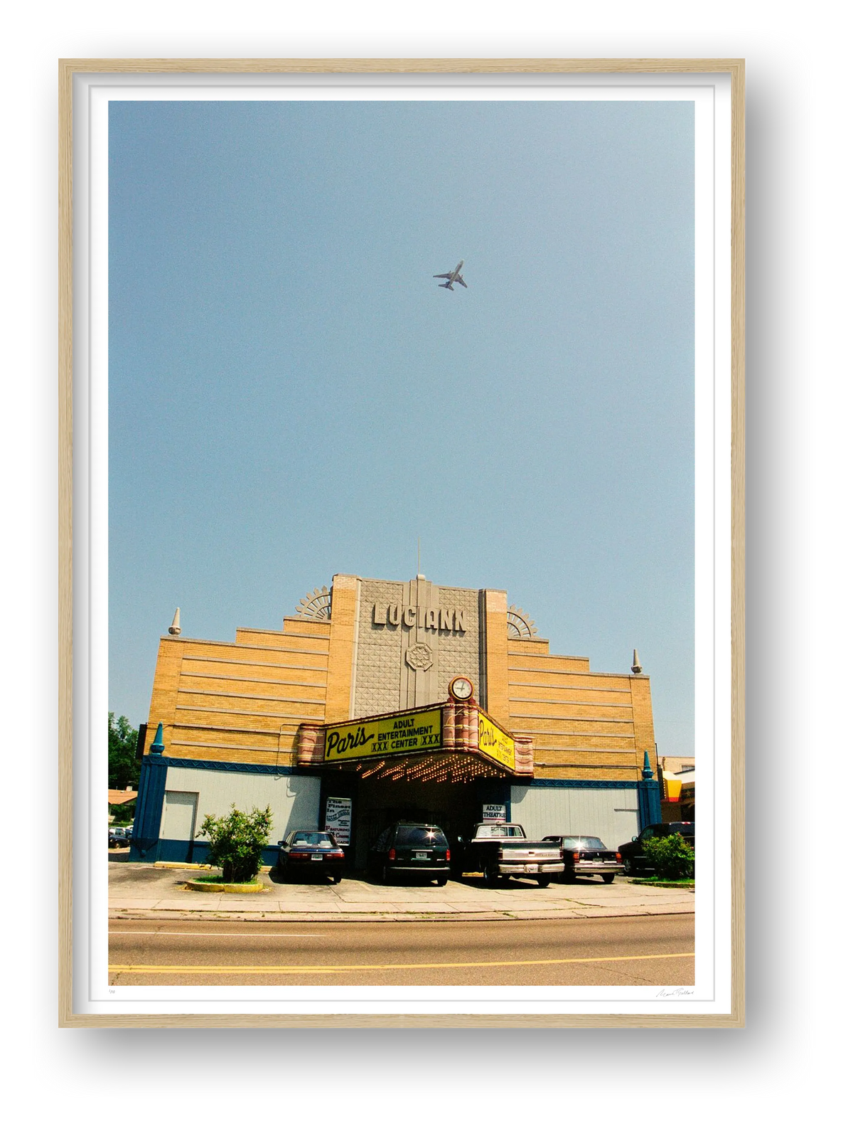 Leaving On A Jet Plane - Memphis, TN  — framed