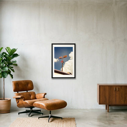 Dilemma -  Mid-Texas — 40×60cm, 16×24" Black Frame