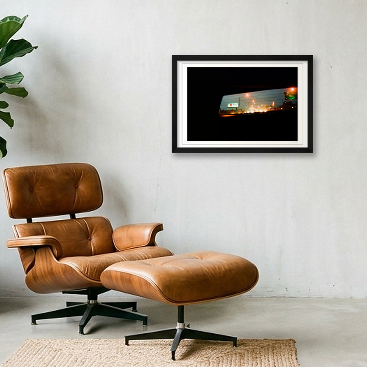 I Love New York - Interstate 95, The Bronx, NY  — 45×30cm, 18×12" Black Frame