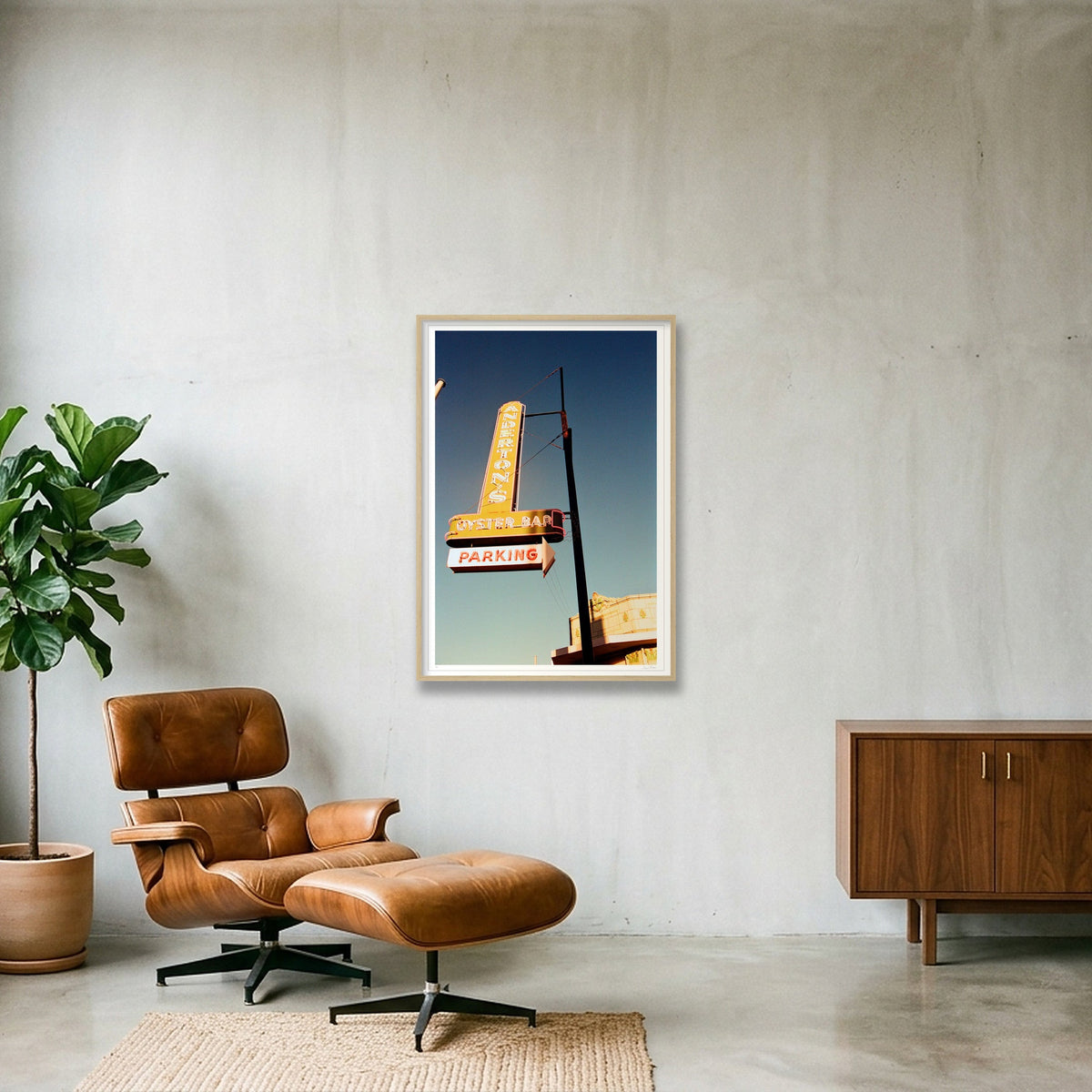 Don't Fear The Reaper - Memphis, TN  — 70×100cm, 28×39" Oak Frame